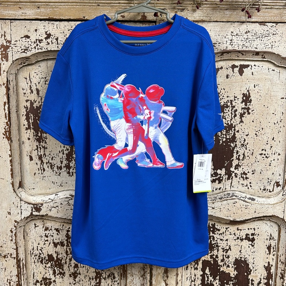 L Old Navy Baseball Tshirt. New w/Tags